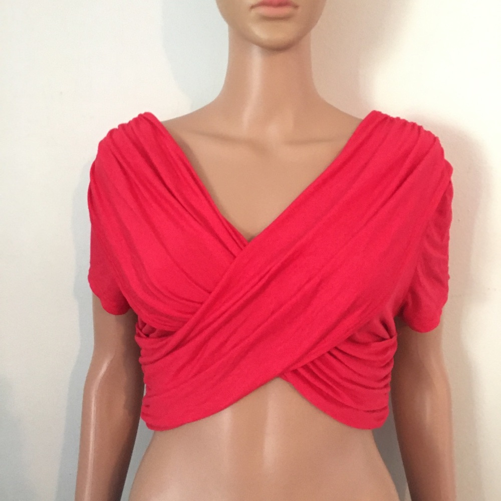 Fuchsia Pink Crop Top